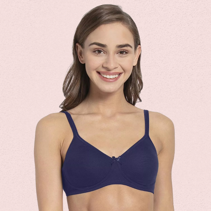 Ultra-Soft Cotton Non-Wired Bra for Women – Set of 2 - Image 4