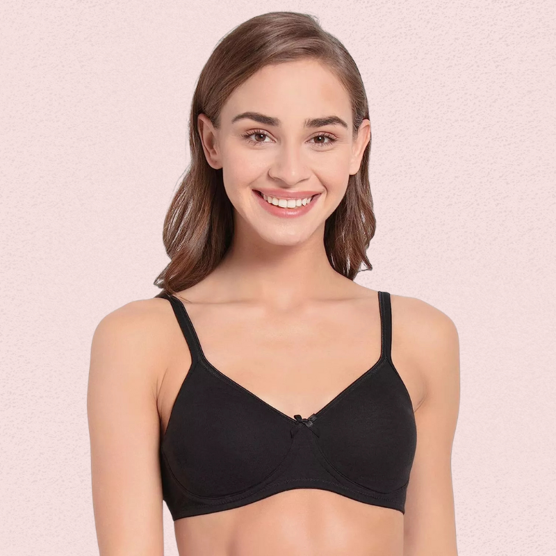 Ultra-Soft Cotton Non-Wired Bra for Women – Set of 2 - Image 7