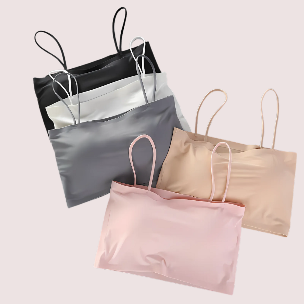 2 Pack Seamless padded crop top bra - Image 4