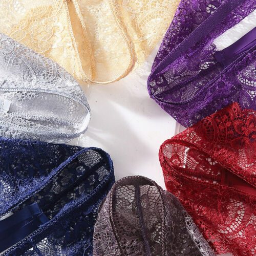 Women Sexy Lace Lingerie Briefs Thongs Panties - Image 3