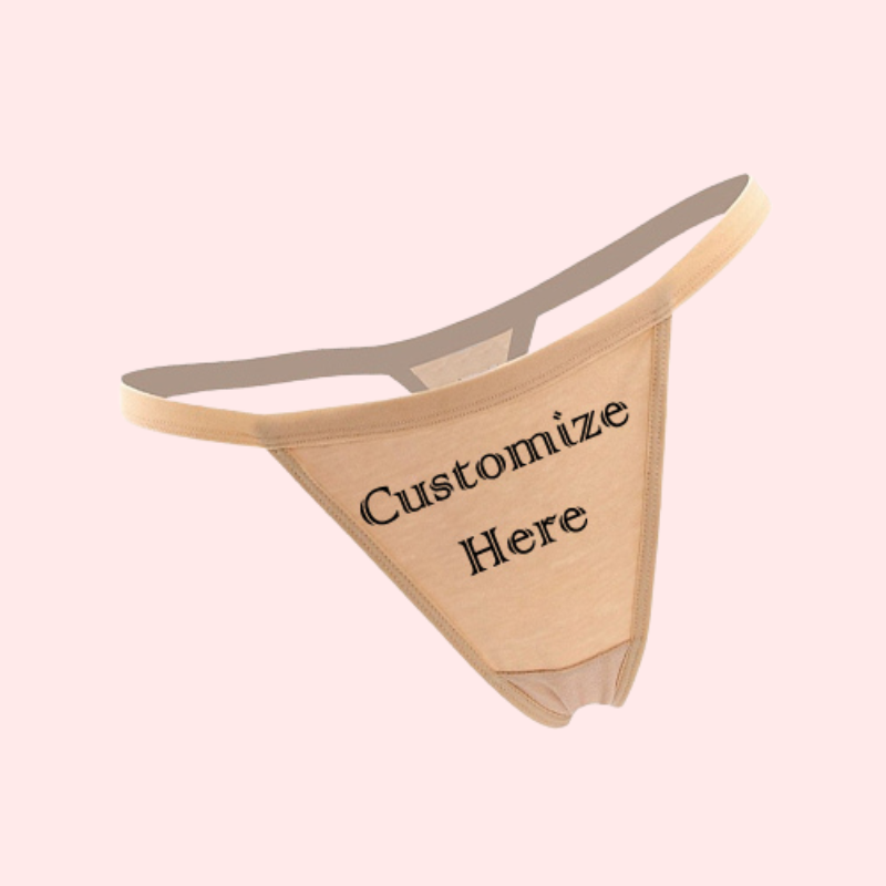 Customize Design Cotton Seamless String Thong - Image 2