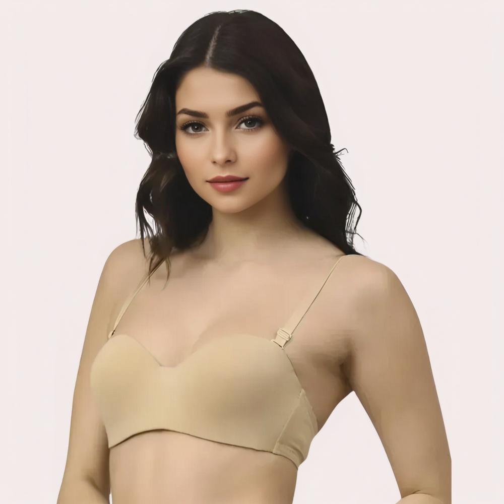 FD Demi Bra + Free Seamless Panty - Lift, Comfort & Perfect Fit - Image 3