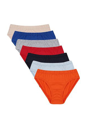 Plain Comfy Pack Of Seven Bikini Briefs - Image 2